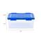 IRIS® Letter & Legal Size Element Resistant Clear File Box